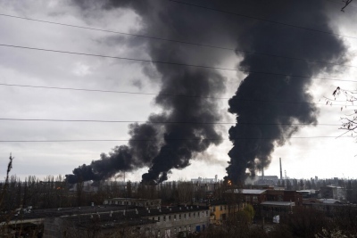 Ισχυρές εκρήξεις στην πόλη Zaporizhia που ελέγχεται από τους Ουκρανούς