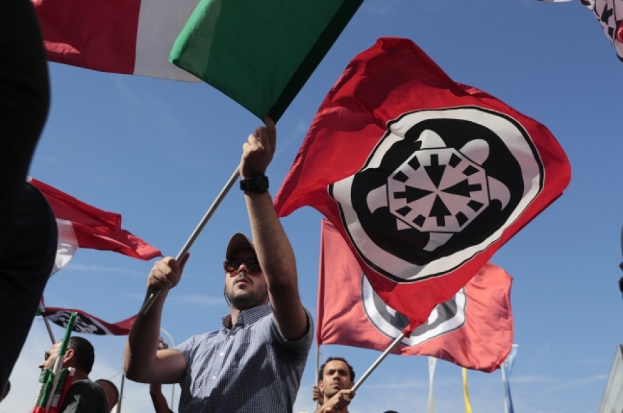 Ορκισμένο να παλέψει για έξοδο της Ιταλίας από την ΕΕ το ακροδεξιό κόμμα CasaPound