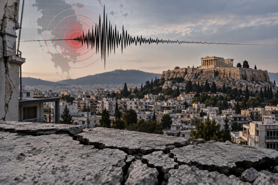 Σεισμός 4,2 R στα Βασιλικά Εύβοιας, αισθητός στην Αττική