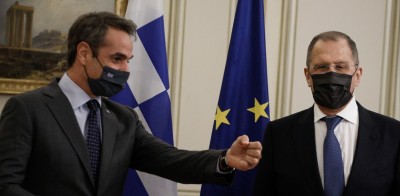 Μητσοτάκης σε Lavrov: Ταραξίας με θρησκευτικό μανδύα η Τουρκία - Lavrov: Η Ρωσία θα συμβάλει στην επίλυση της ελληνοτουρκικής κρίσης
