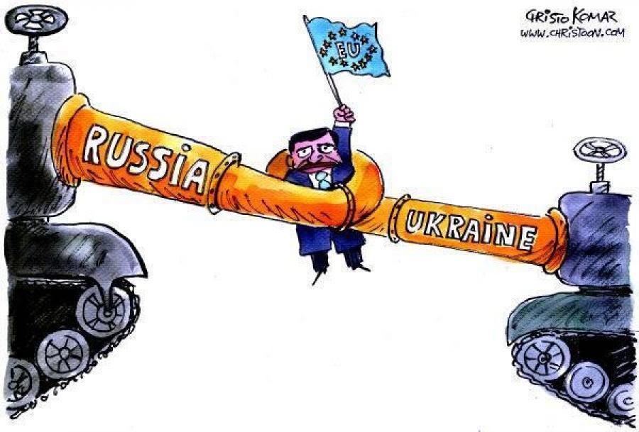 Η διαμάχη Ρωσίας - Ουκρανίας για το φυσικό αέριο έχει χωρίσει σε δύο στρατόπεδα την ΕΕ