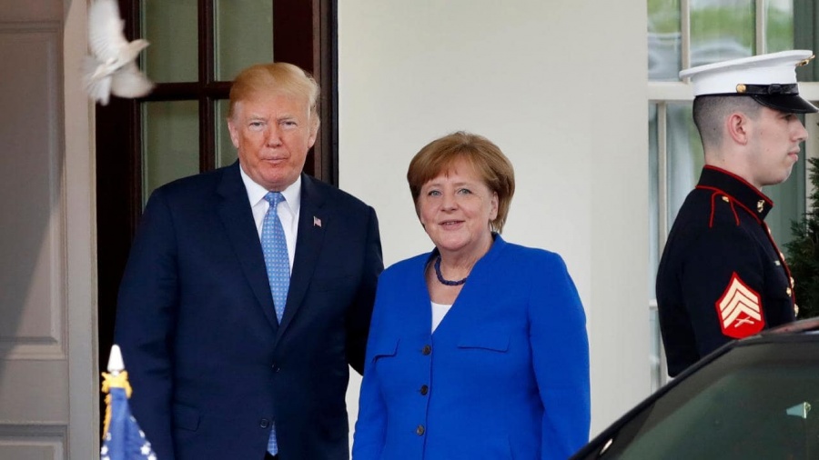 Trump: Έχω μία καταπληκτική σχέση με τη Γερμανίδα καγκελάριο Merkel!