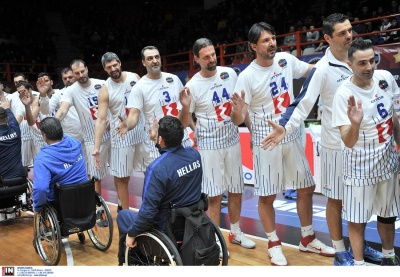 Καταχειροκροτήθηκαν οι αθλητές μπάσκετ με αμαξίδιο στο All Star Game 2018 σε αγώνα με μεγάλο χορηγό τον ΟΠΑΠ