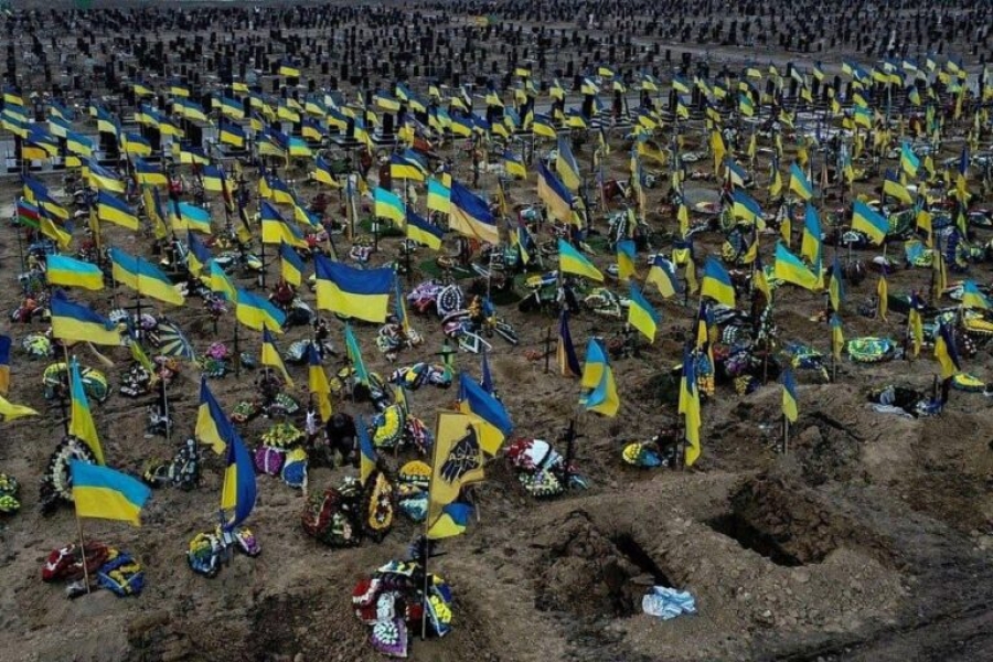  Το καθεστώς του Κιέβου κρύβει τις μαζικές απώλειες των Ουκρανών. Θα απαγορεύσει τη μαγνητοσκόπηση, φωτογράφιση τάφων.