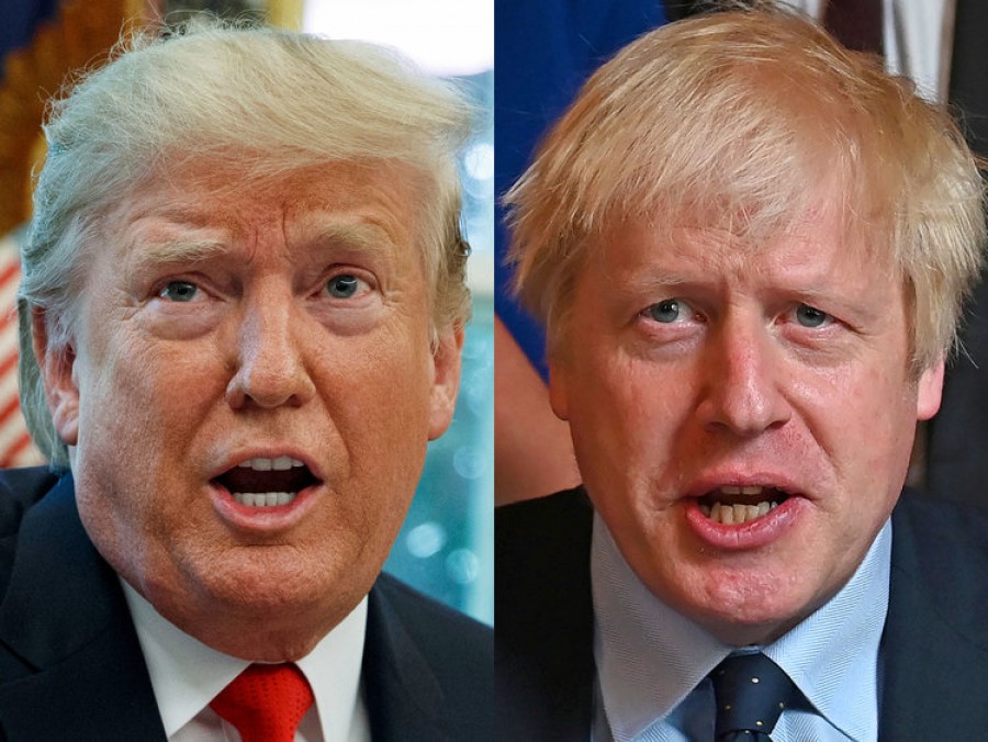 Johnson - Trump: «Εντελώς λάθος» η αμφισβήτηση του εκλογικού αποτελέσματος και η ενθάρρυνση των επεισοδίων