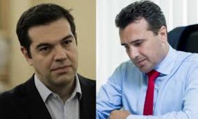 Ευχές για καλή χρονιά αντάλλαξαν ο Αλ. Τσίπρας με τον πρωθυπουργό της ΠΓΔΜ Z. Zaev