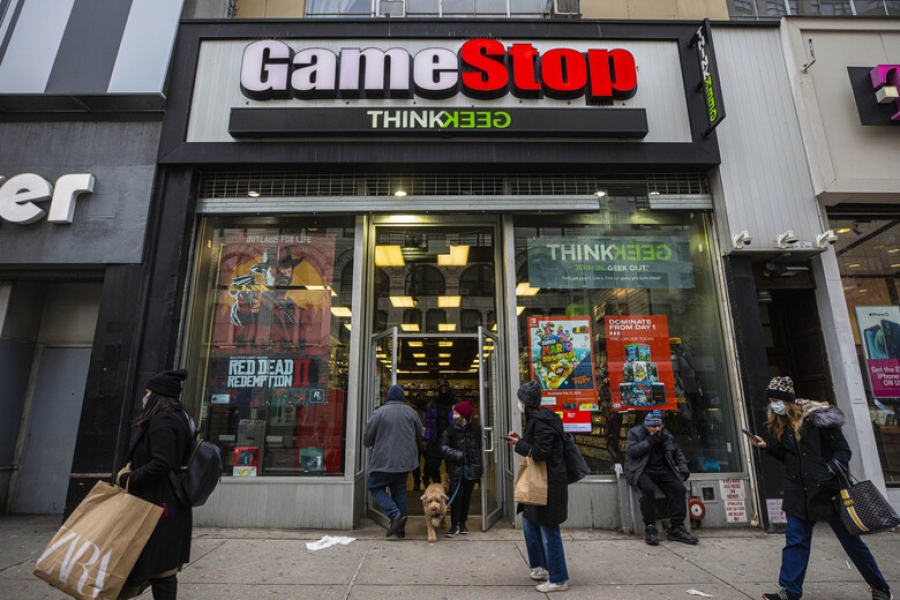 «Βουτιά» έως 17% για την GameStop - Προς πώληση 3,5 εκατ. μετοχών