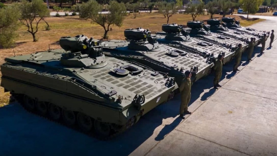 ΓΕΕΘΑ: Στην Ελλάδα τα πρώτα έξι τεθωρακισμένα οχήματα μάχης Marder 1A3