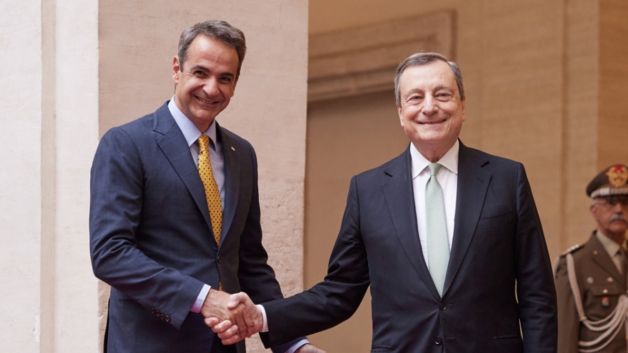 Συνάντηση Μητσοτάκη - Draghi: Κοινό αίτημα για πλαφόν στο φυσικό αέριο - Στο «τραπέζι» η τουρκική προκλητικότητα