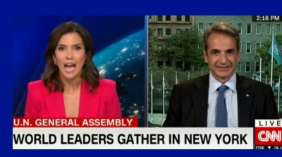 Μητσοτάκης στο CNN: Fake news οι ισχυρισμοί Εrdogan, έχουμε σώσει χιλιάδες μετανάστες - Να διαπραγματευθούμε με Τουρκία