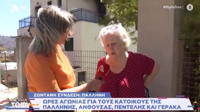 Γερασιμίδου - Παλλήνη: «Χάθηκαν οι κόποι μιας ολόκληρης ζωής - Μείναμε χωρίς ρούχα και παπούτσια»