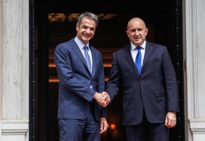 Συνάντηση Μητσοτάκη με τον πρόεδρο της Βουλγαρίας – Στο επίκεντρο οι διμερείς σχέσεις