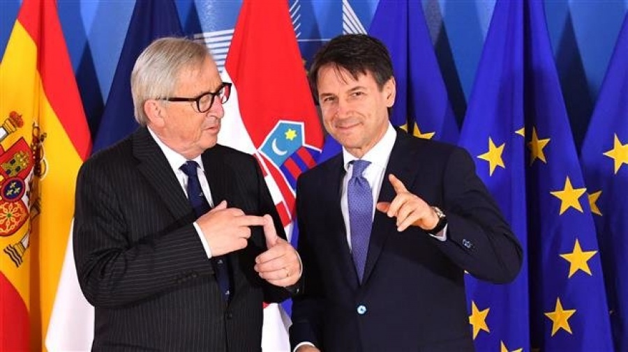 «Εποικοδομητική» συνάντηση Juncker – Conte για την αποφυγή κυρώσεων της ΕΕ σε βάρος της Ιταλίας