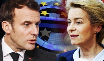 Macron - Der Leyen: Οι Ευρωπαίοι πρέπει να βρίσκονται στο τραπέζι των συζητήσεων για την Ουκρανία
