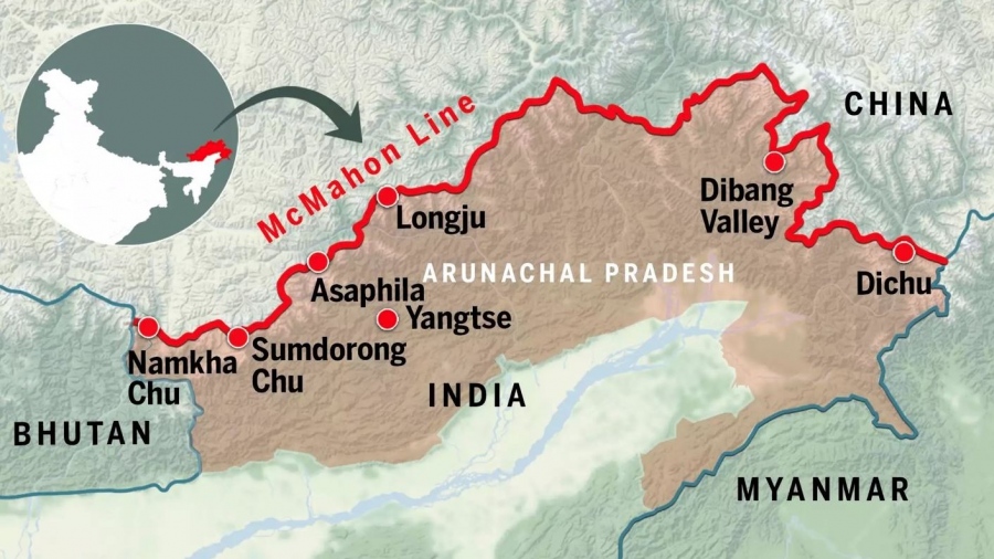 Ινδία - Κίνα -  BRICS: Στα πρόθυρα σύγκρουσης με αφορμή έναν χάρτη - Ποιες είναι οι αμφισβητούμενες περιοχές