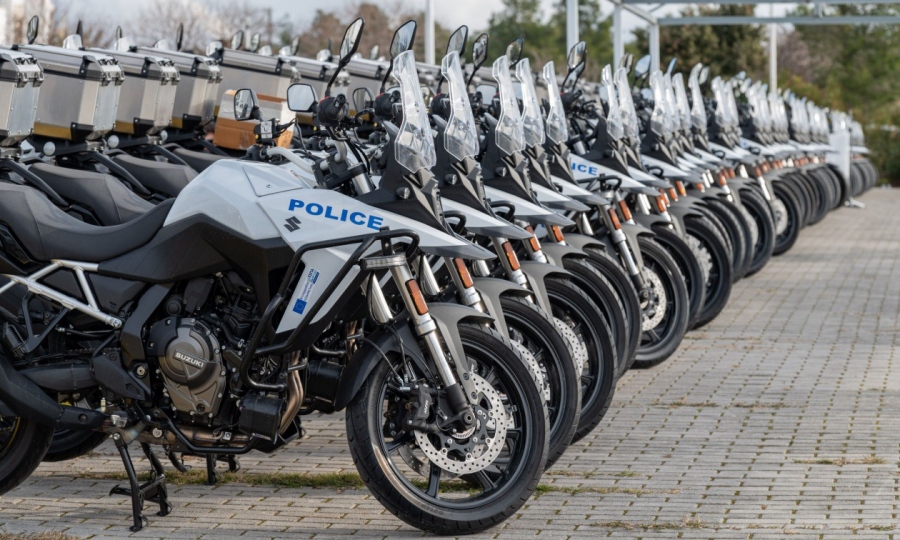 Η Ελληνική Αστυνομία ενισχύθηκε με 431 μοτοσικλέτες, μέσω του προγράμματος «ΑΙΓΙΣ»