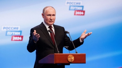 Ρωσία: Το ποσοστό που απέσπασε ο Vladimir Putin στους ψηφοφόρους του εξωτερικού