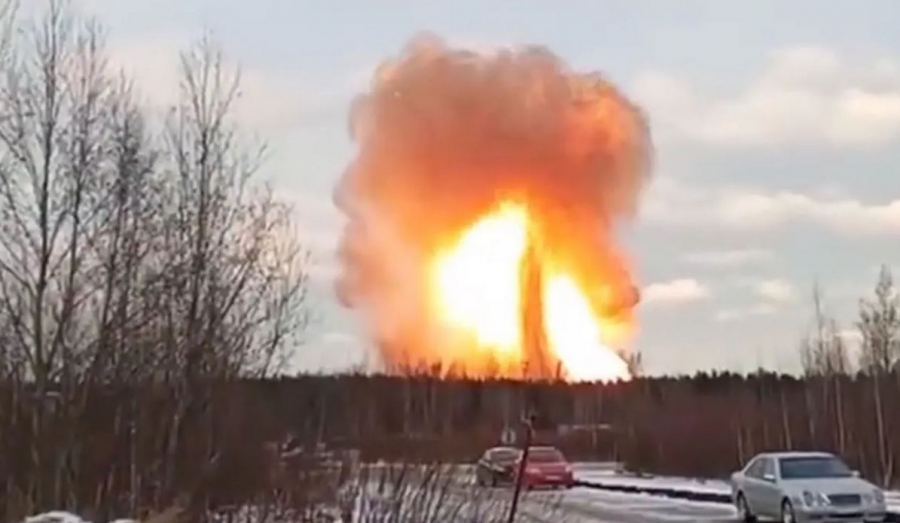 Ρωσία: Έκρηξη σε αγωγό φυσικού αερίου στην Αγία Πετρούπολη
