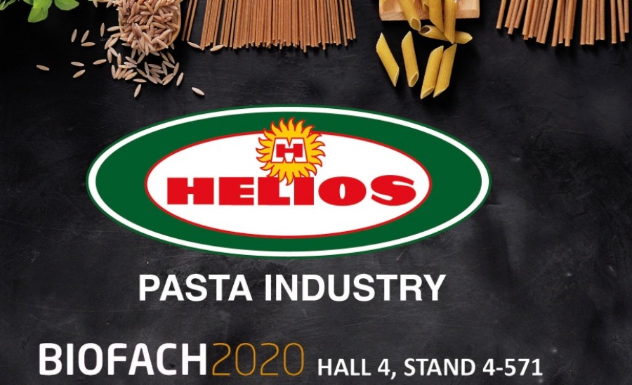 Η Βιομηχανία Ζυμαρικών ΗΛΙΟΣ ανέδειξε την γκάμα των βιολογικών ζυμαρικών της στην Biofach 2020