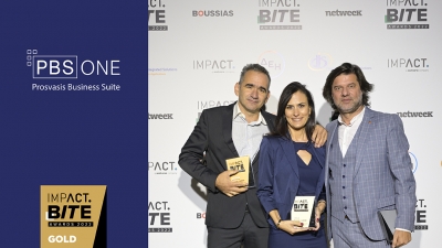 Prosvasis: Χρυσή διάκριση για τη λογιστική σουίτα PBS ONE στα IMPACT BITE Awards 2022