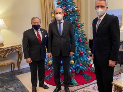 Συνάντηση Κωστή Χατζηδάκη με τον υπουργό Ενέργειας των ΗΠΑ