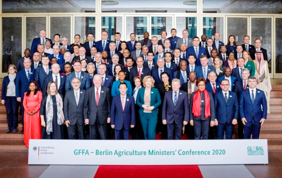 Στη 12η Σύνοδο Υπουργών Γεωργίας στο Βερολίνο ο Βορίδης - Ανέδειξε το ζήτημα της απάτης στα τρόφιμα