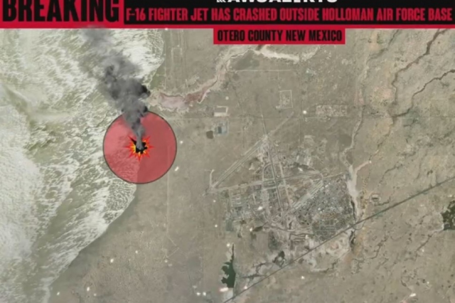 Μαχητικό αεροσκάφος F-16 συνετρίβη στις Ηνωμένες Πολιτείες - Το τρίτο μέσα σε 6 μήνες...