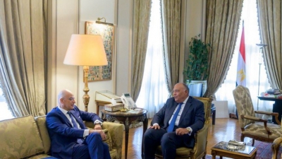 Στο Κάιρο ο Δένδιας -  Ανατολική Μεσόγειος και Λιβύη στο επίκεντρο της συνάντησης με τον Αιγύπτιο ΥΠΕΞ