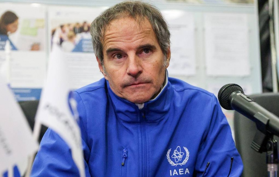 Στον πυρηνικό σταθμό της Zaporozhye ο επικεφαλής της ΙΑΕΑ Rafael Grossi