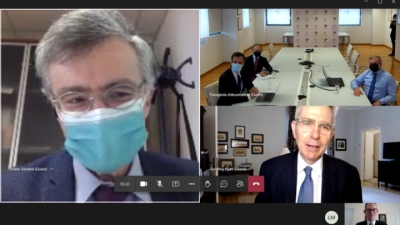 ΕΟΔΥ: Ενημέρωση του Αμερικανού πρέσβη G. Pyatt για την αντιμετώπιση της πανδημίας – Συνεργασία με το CDC