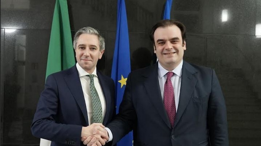 Πιερρακάκης: Ελλάδα και Ιρλανδία μοιράζονται κοινές αξίες και ένα κοινό όραμα για μια ισχυρή Ευρώπη