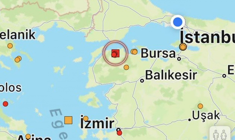 Ισχυρός σεισμός ταρακούνησε την Τουρκία