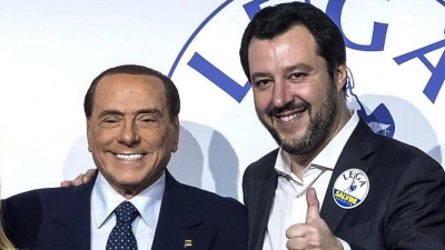 Ιταλία: Berlusconi και Salvini αναγγέλλουν συγχώνευση των κομμάτων τους