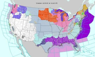 Σπάνιας σφοδρότητας χιονοθύελλα σαρώνει τις ΗΠΑ – Προειδοποιητικά μηνύματα σε 240 εκατ. ανθρώπους