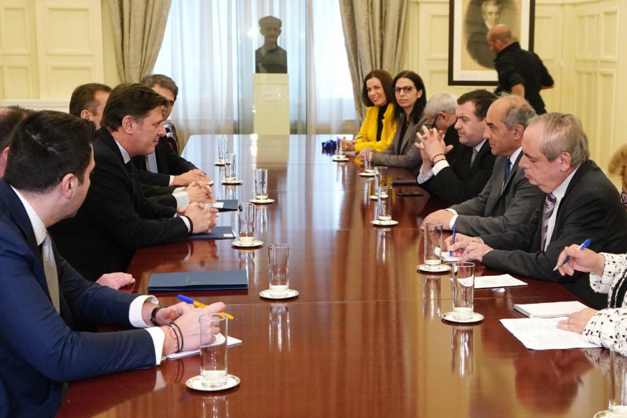 Συνάντηση Βαρβιτσιώτη με τον Πρόεδρο της Κυπριακής Βουλής για τις τουρκικές προκλήσεις στον Έβρο