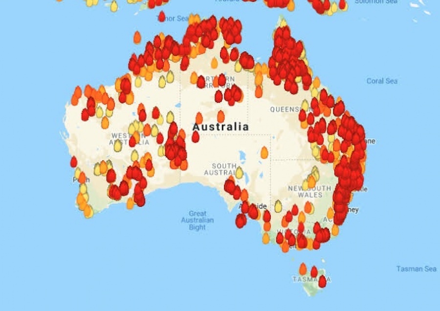 Πύρινος εφιάλτης στην Αυστραλία, εκκενώνονται περιοχές - Μαίνονται 200 μέτωπα - Συνολικά 18 νεκροί, 17 αγνοούμενοι, χιλιάδες εγκλωβισμένοι