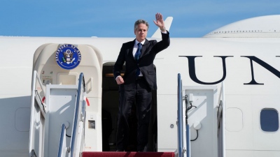 Davos: Καθηλώθηκε το αεροσκάφος του Αμερικανού ΥΠΕΞ Antony Blinken λόγω διαρροής οξυγόνου