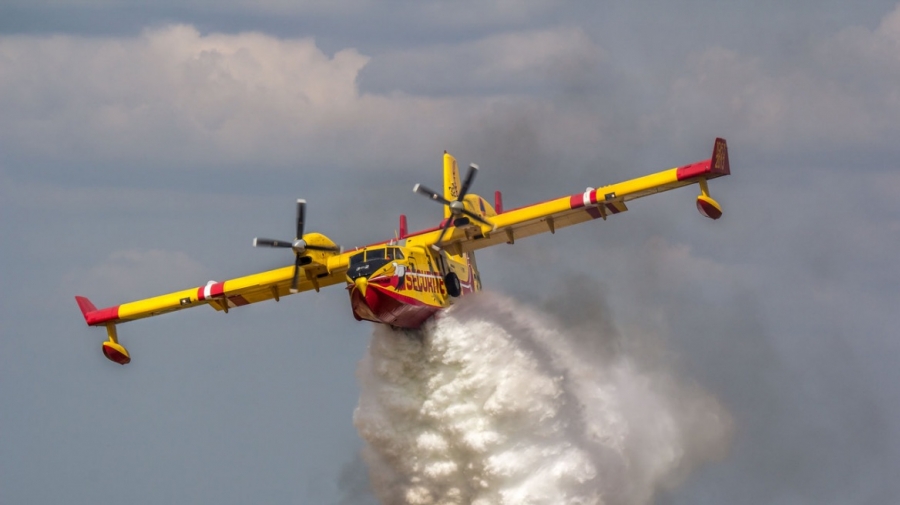 Τα πυροσβεστικά αεροσκάφη της Πολεμικής Αεροπορίας συμπλήρωσαν 313,1 ώρες πτήσης σε τέσσερις μέρες