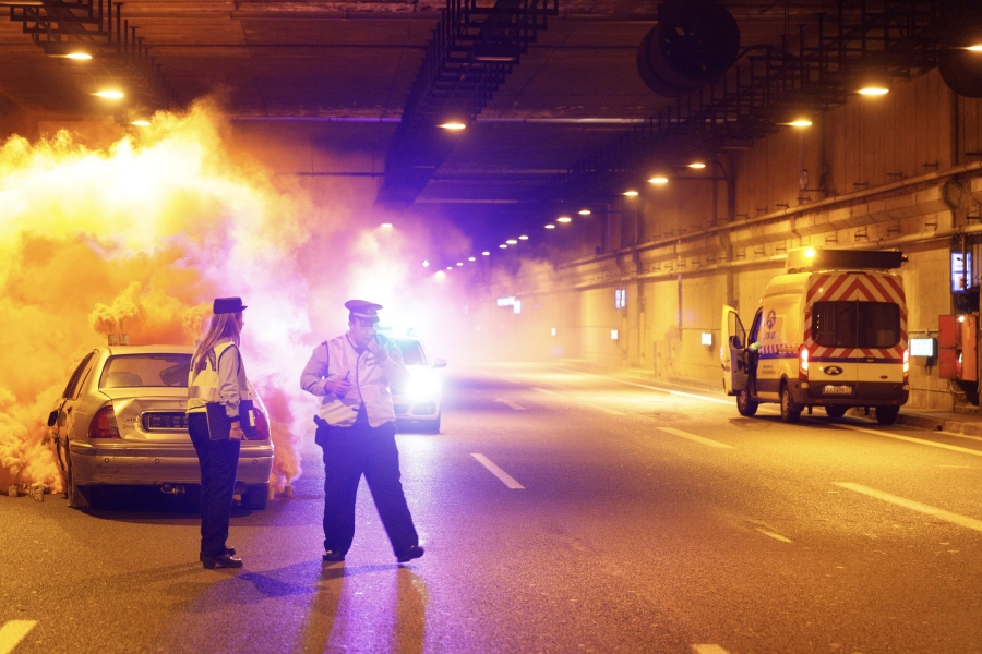 Αττική Οδός: Ολοκληρώθηκε η άσκηση Πυρόσβεσης μεγάλης κλίμακας