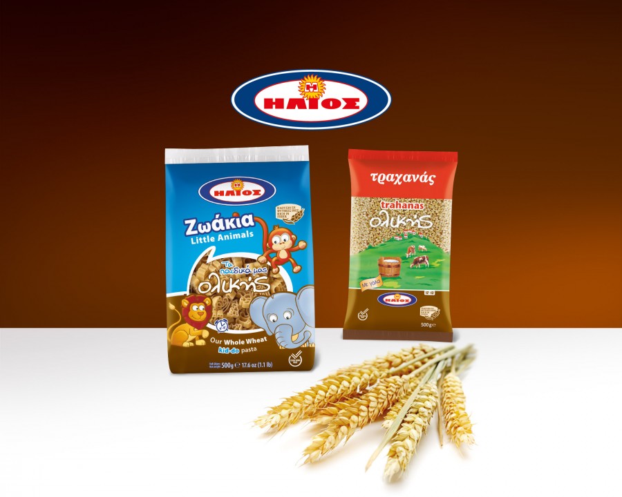 Δύο νέα προϊόντα ολικής άλεσης λανσάρει η Βιομηχανία Ζυμαρικών ΗΛΙΟΣ