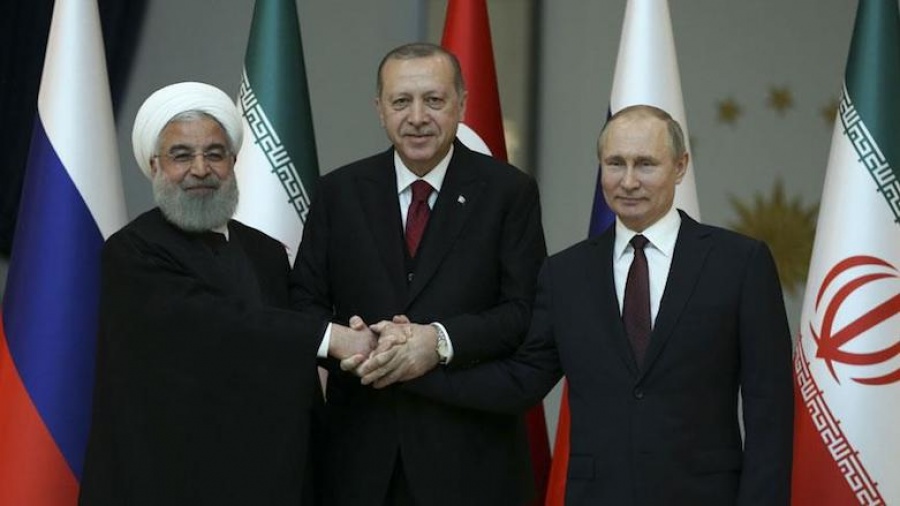 Συνάντηση Erdogan - Putin - Rouhani για τη Συρία