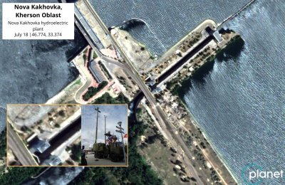 Η ρωσική αεράμυνα «εξουδετέρωσε» πυραυλικές επιθέσεις ουκρανικών στρατευμάτων στον υδροηλεκτρικό σταθμό Kakhovka
