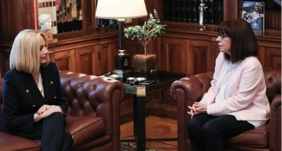 Γεννηματά: Αναγκαία η εθνική γραμμή – Συνάντηση με την ΠτΔ, Κ. Σακελλαροπούλου