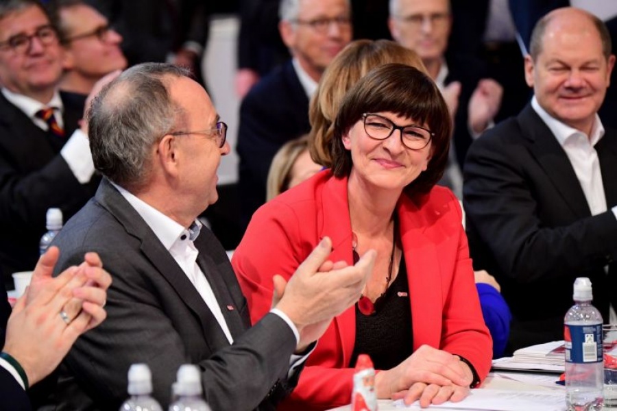 Συνέδριο SPD: «Πράσινο φως» στη νέα ηγεσία - Δεν απειλείται ο «μεγάλος συνασπισμός» με το CDU