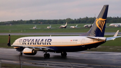 Ryanair: Η «απειλή για βόμβα» εστάλη μετά την εκτροπή της πτήσης προς το Μινσκ