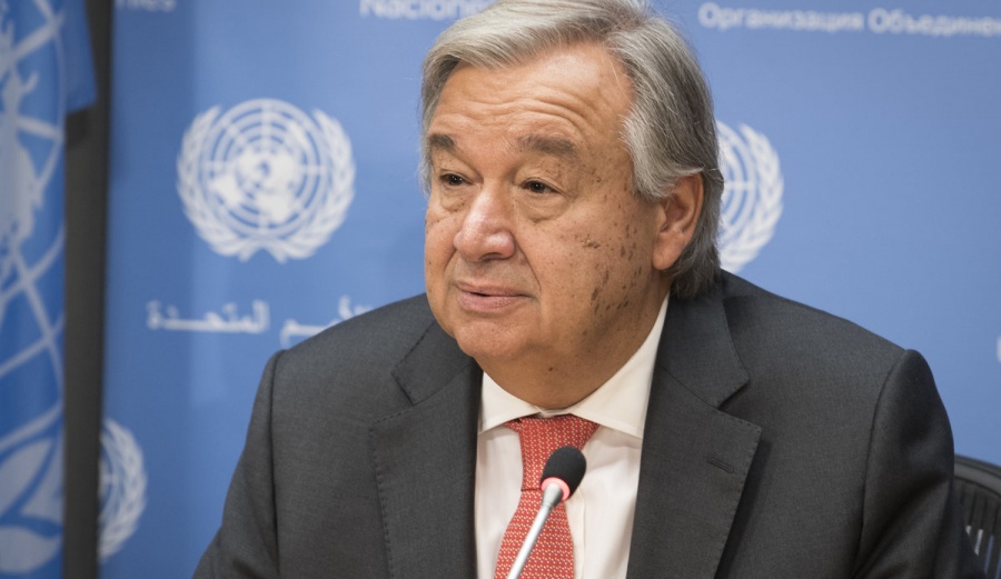 Guterres: Η Τουρκία να σεβαστεί τον Καταστατικό Χάρτη του ΟΗΕ και το διεθνές ανθρωπιστικό δίκαιο
