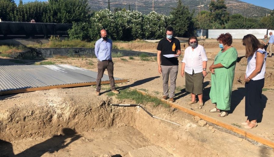 Αυτοψία της Λίνας Μενδώνη στα έργα Πολιτισμού στη Χαλκίδα και την Ερέτρια