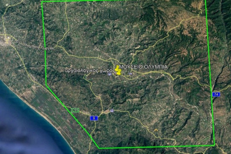 Ενεργοποίηση του Copernicus για την φωτιά στην Αρχαία Ολυμπία