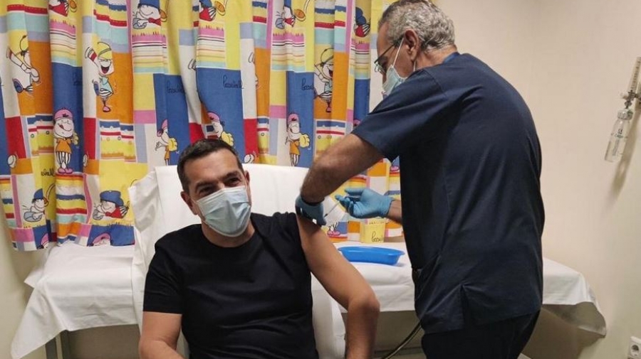 Εμβολιασμός Τσίπρα με τρίτη δόση - Η ανάρτηση