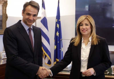 «Όχι» Μητσοτάκη σε Γεννηματά για τη συνταγματική αναθεώρηση